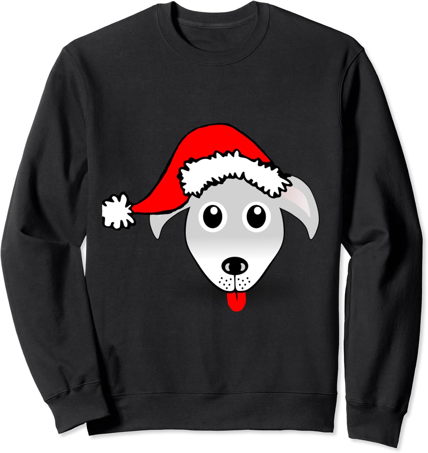 Funny Christmas Dog Sweatshirt Amazon.co.uk Fashion